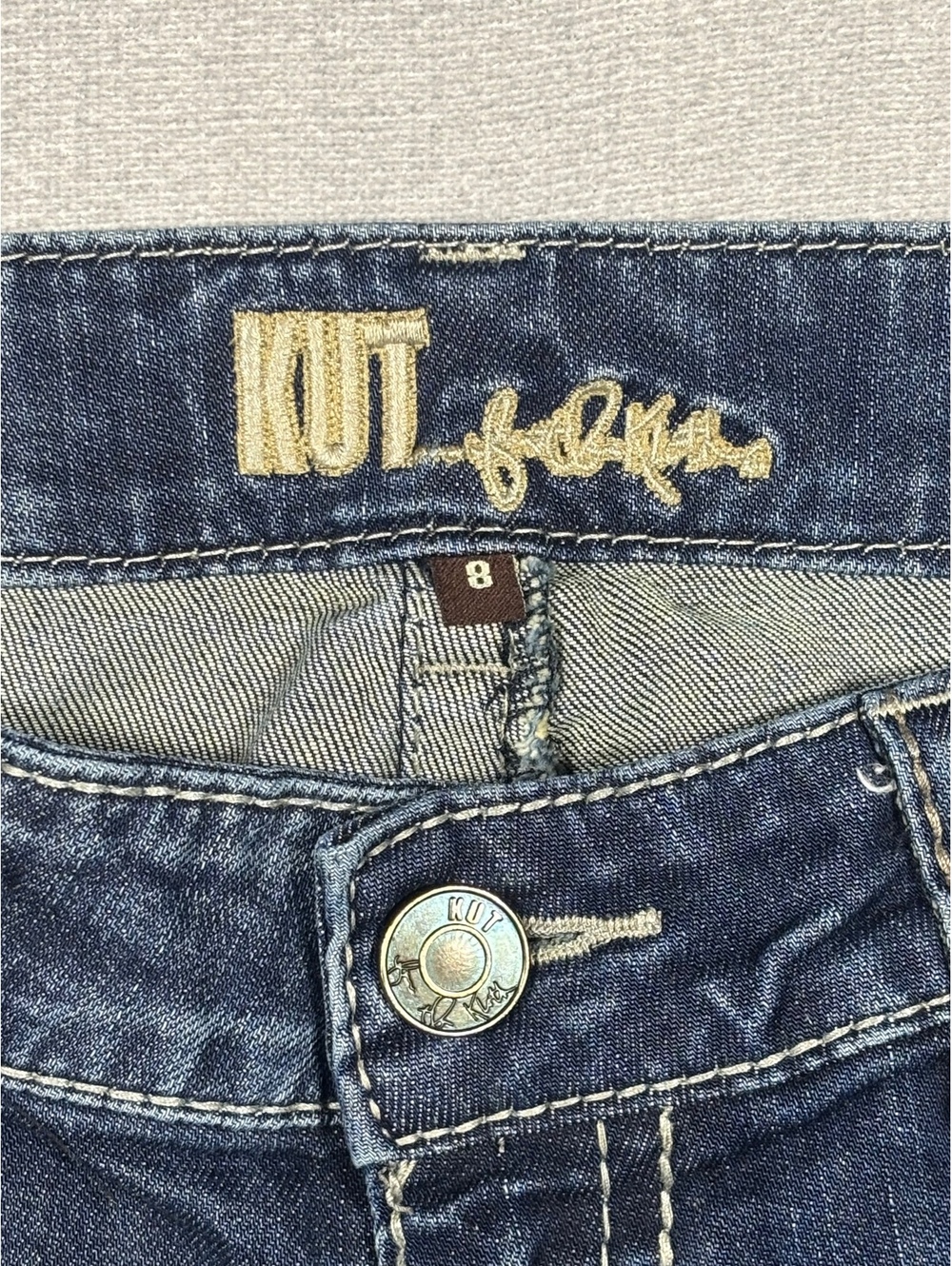 KUT from the Kloth So Low Women's Jeans Size 8 Y2K - Picture 2 of 12